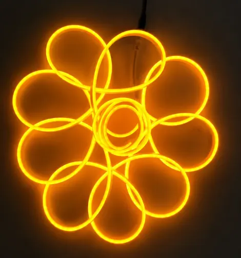 Amber Neon Flexible Rope 4M